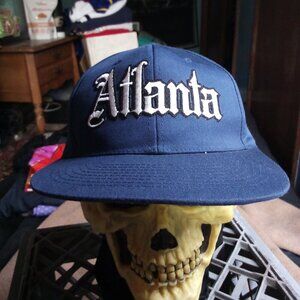 Deadstock Vintage Atlanta Old English Snap Hat Cap